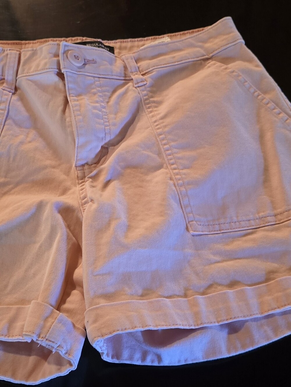 Lee Peach Utility Cotton Shorts